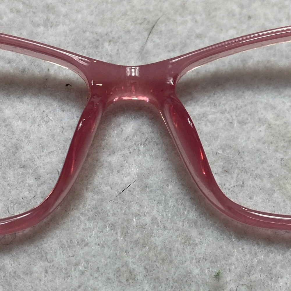 Lacoste L3803B 662 Eyeglasses Kids Pink Rectangular Logo Frames 51-13-135